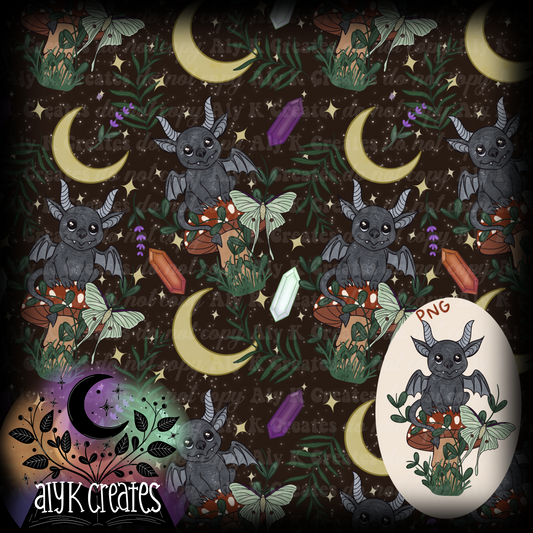 Cottagecore Gargoyle - Hextober '25